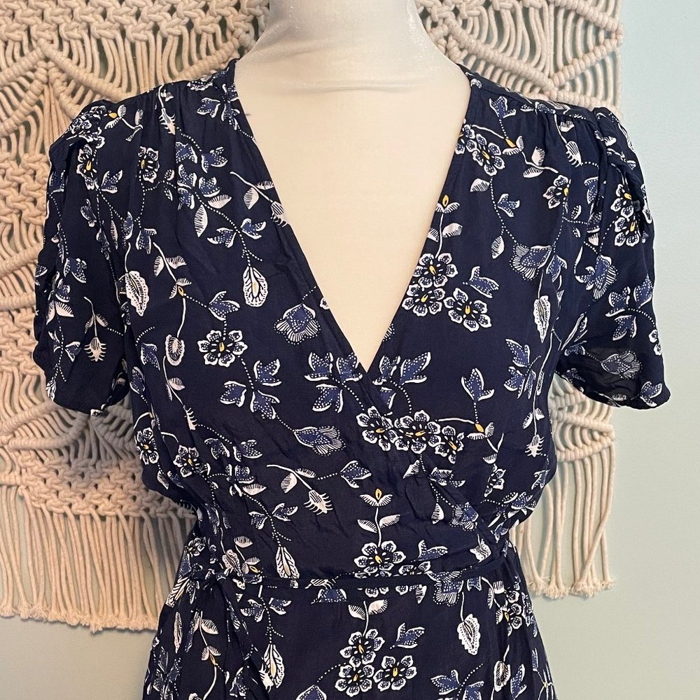 Floral wrap dress